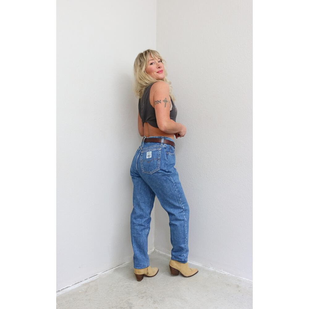 1980's Vintage Levi's USA Made Hourglass Mom Jeans ~ Women's SM MD 28" 29" Waist - Picture 8 of 10